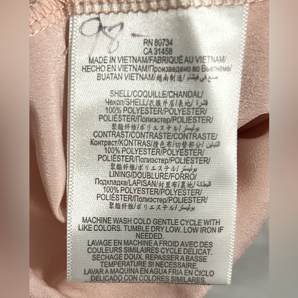 BCBGeneration Womens Pink Ruffled Evening Dress Size M - Picture 7 of 8